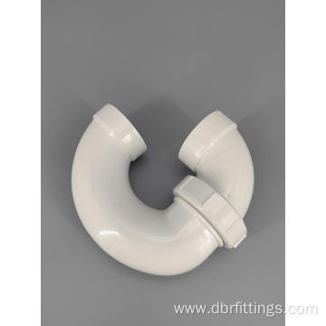 PVC DWV Plastic Fitting Flexible P Trap